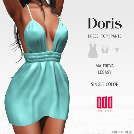 20394 [ADD] Doris Dress - TurquoiseLight
