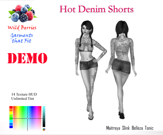 DEMO #3M Hot Denim Shorts