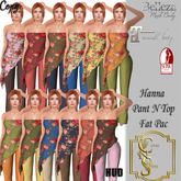 (CNS)Hanna Top and Pant  Fat Pac