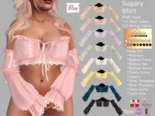 *BSASSY* SUGARY SHIRT WITH HUD
