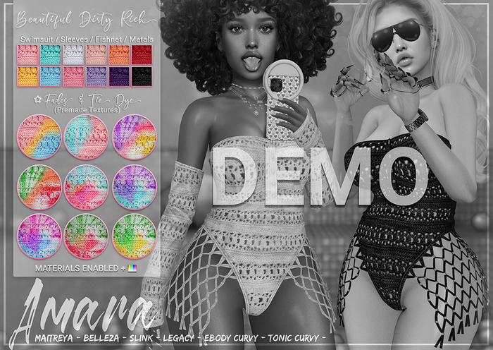 *B.D.R.* Amara -Crochet Swimsuit- DEMO