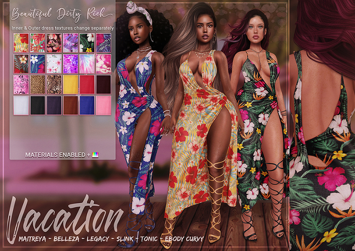 UNPACK HUD (ADD) - *B.D.R.* Vacation -Dress-