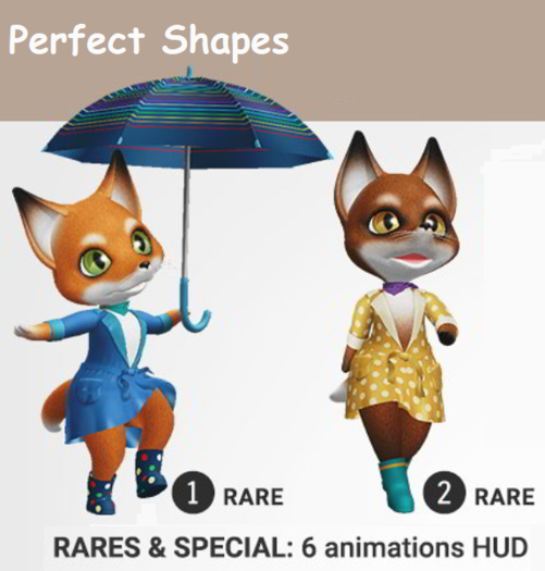 SEmotion Libellune Miss Foxy Animesh #1 RARE