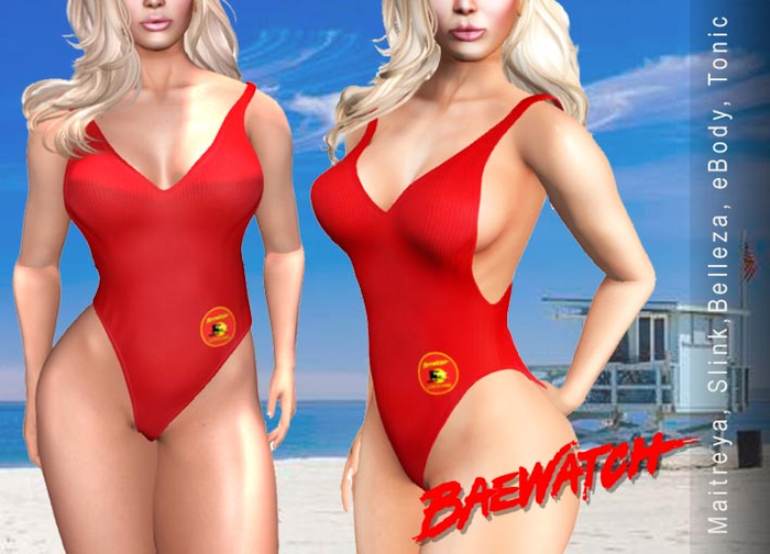 Vi Vi - BaeWatch Swimsuit - Red