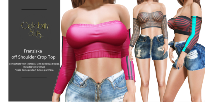 CS: Franziska off shoulder crop top