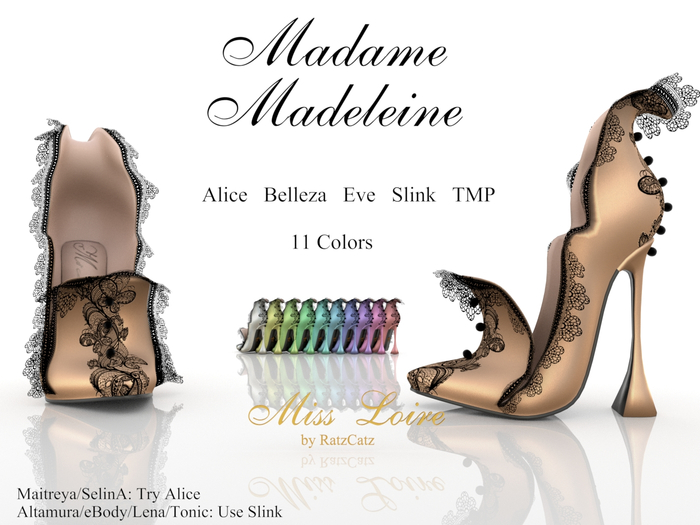 .: Miss Loire :. *Madame Madeleine* brights (add to unpack)