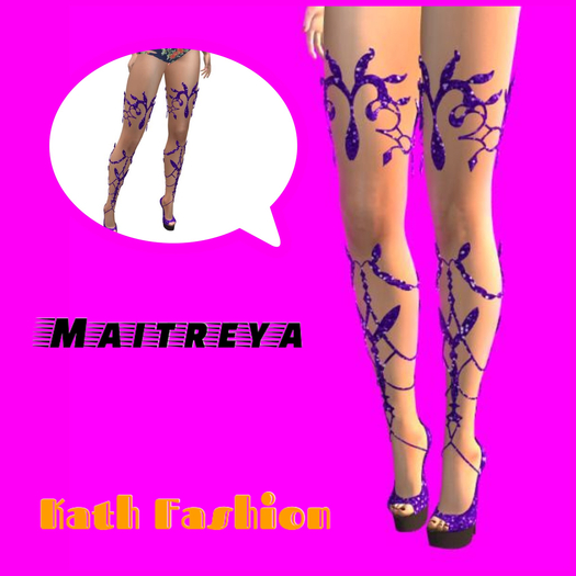 K F maitreya- Purple Boots
