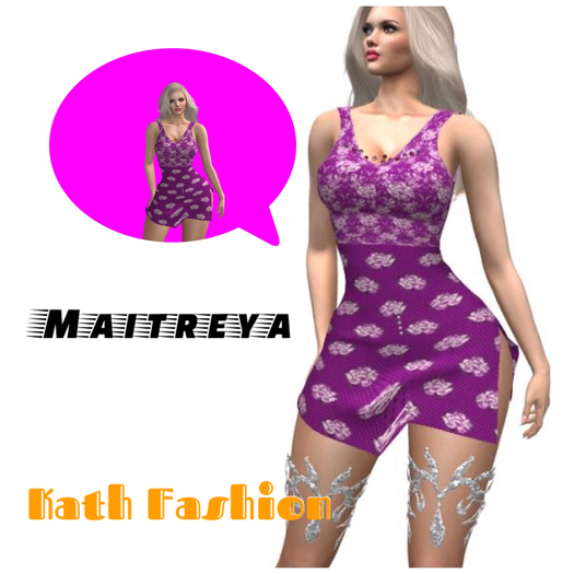 K F Maitreya Purple Dress