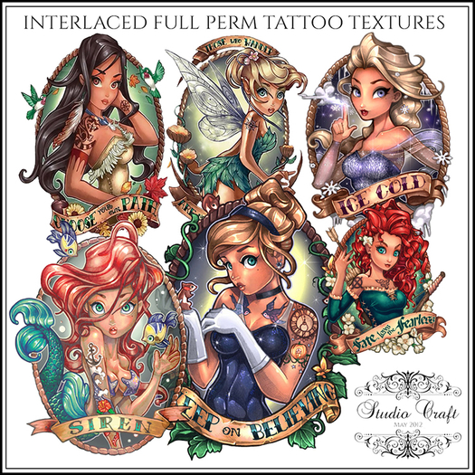 Studio Craft * Tattoo - Full Perm Textures