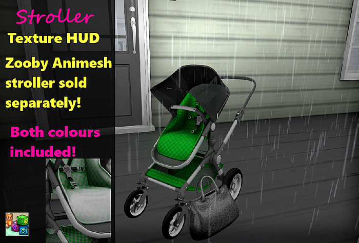 ABC Zooby Stroller Hud - Green