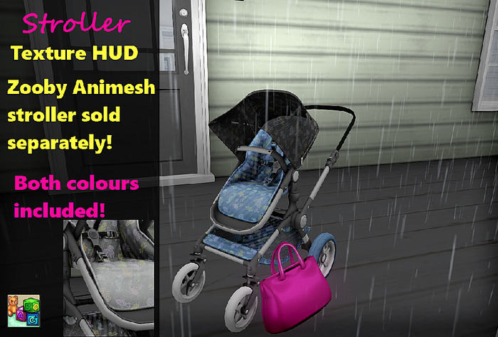 ABC Zooby Stroller Hud - Ocean