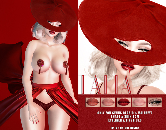 MH-Talia Shape & Skin BOM for Genus Clasic & Maitreya Body Demo