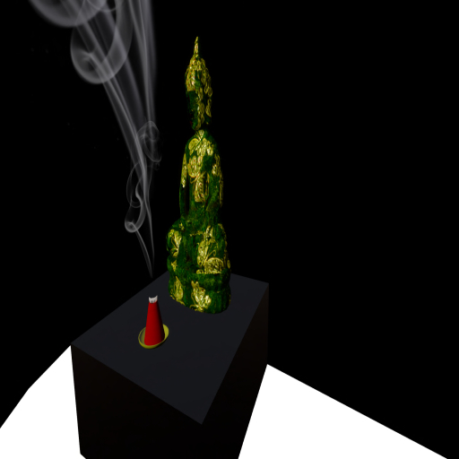 Y.B.'s Y.B.'s Little Jade Thai Buddha gold  Boxed rez to unpack