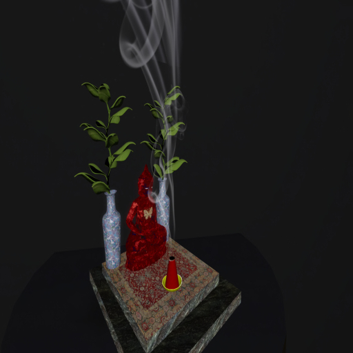 Y.B.'s Tiny RedEnlightenedBudhaTree Boxed rez to unpack