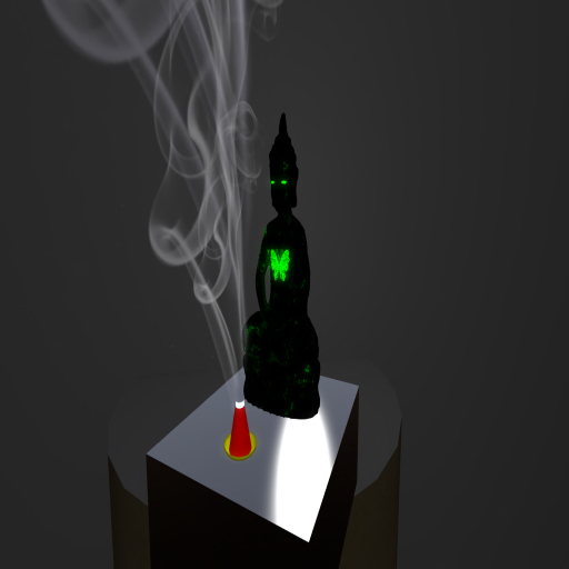 Y.B.'s TinyEnlightenedJadeBudha   Boxed rez to unpack