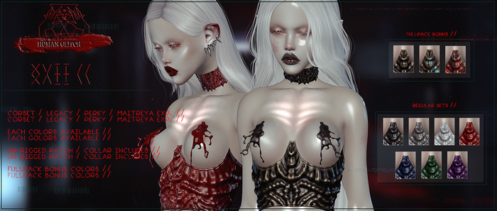 HUMAN GLITCH // XVII CORSET / FULLPACK (wear)