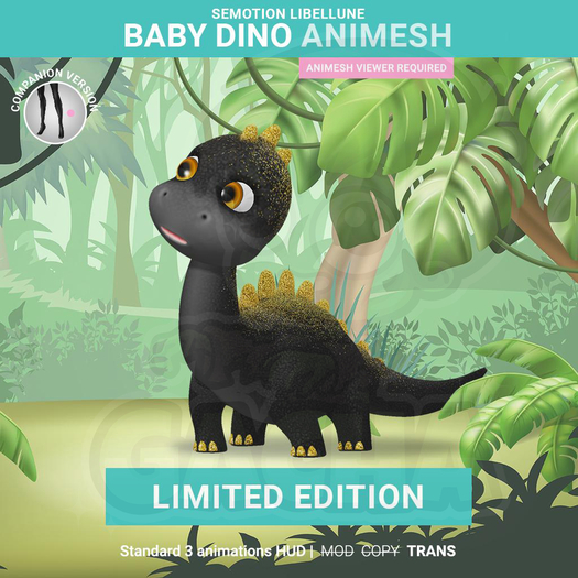 SEmotion Libellune Baby Dino Animesh LIMITED