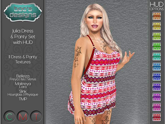 *BD* JULIA DRESS & PANTY WITH HUD [2020]