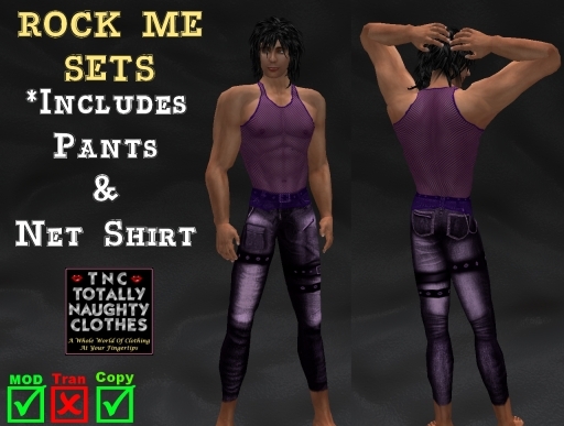 Rock Me Set - Metal Purple
