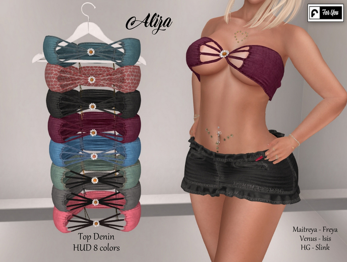 ::F:: Top Denim Aliza Full Pack (Add)