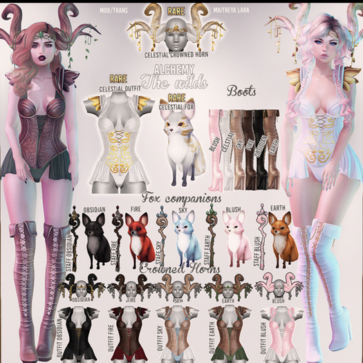 Alchemy - The Wilds - Fox Companion - Sky [box]