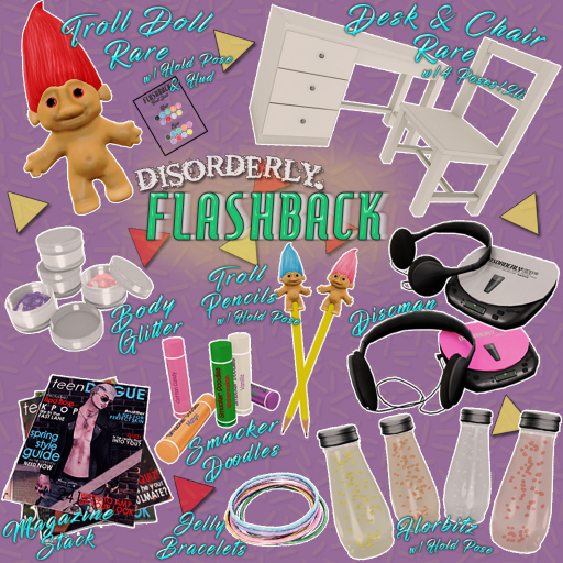 DISORDERLY. / FLASHBACK / FLORBITZ / YELLOW