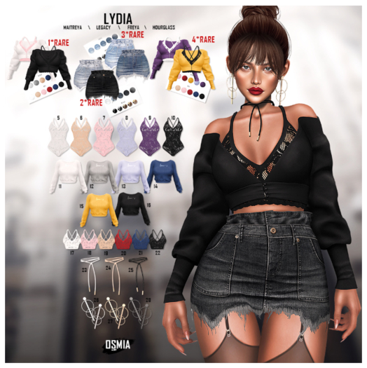 OSMIA - Lydia.Super Mini Skirt - Blue - M - RARE
