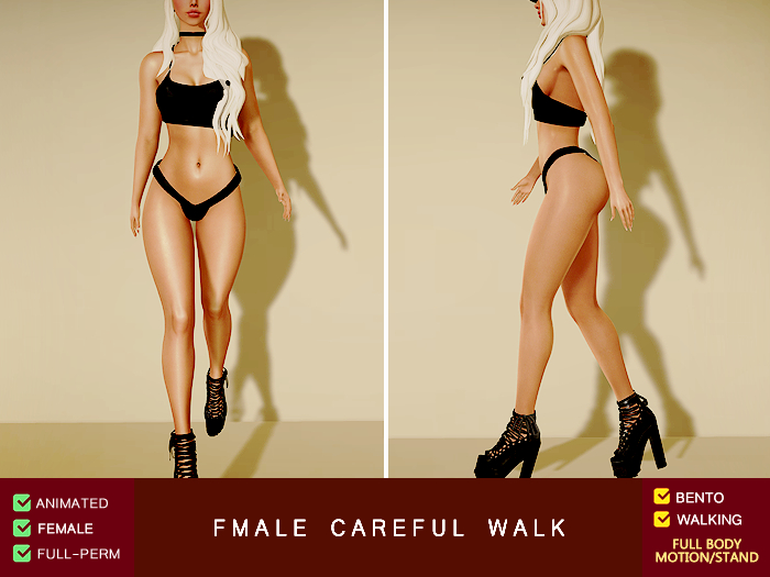 [Retro-Box] Female Careful Walk