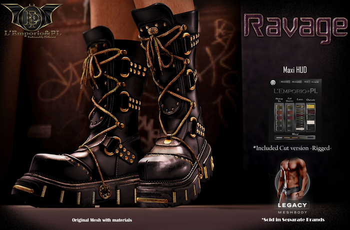 L'Emporio&PL ::*Ravage*::-Combat Boots-Legacy (m)-