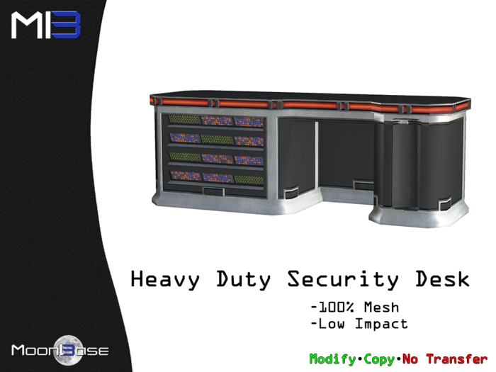 [MB3] Heavy Duty Security Desk (Boxed)