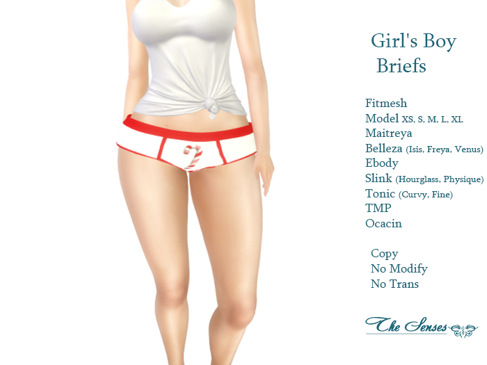 Box The Senses - Girl's Boy Briefs - CANDY