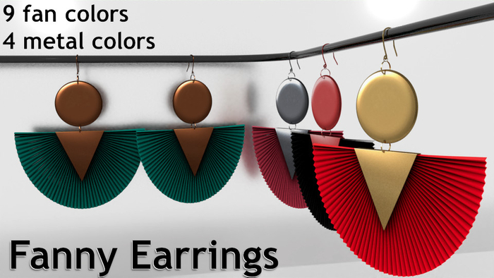 DIFFERENCE Fanny earrings  