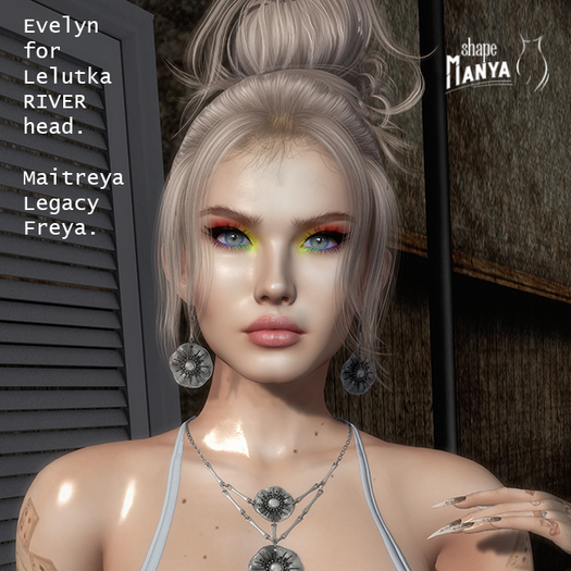 Shape Manya - Evelyn for Lelutka River head.