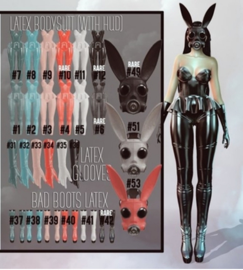 Addams - Bad Bunny BodySuit Latex - Maitreya #08