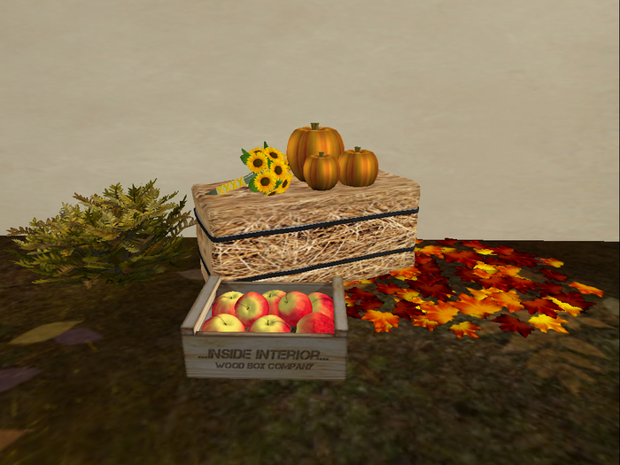 Hay Bale Autumn decor