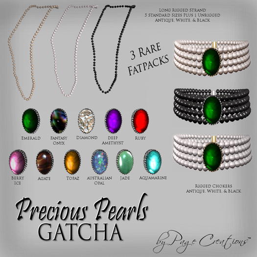 bPC - Precious Pearls GATCHA - Ch/B/Emerald