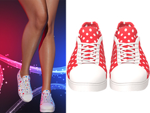 !PCP :: Becky Sneakers [Patriot Red Dots]
