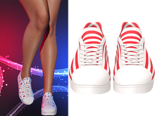 !PCP :: Becky Sneakers [Patriot Red Stripe]