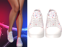 !PCP :: Becky Sneakers [Patriot White Fireworks]