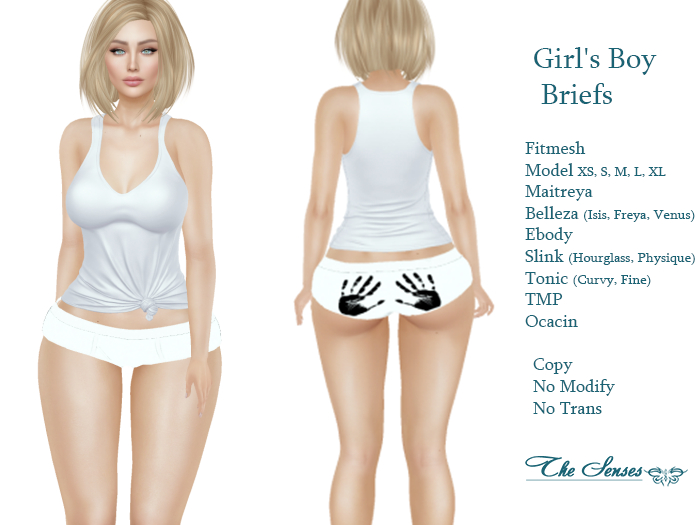 Box The Senses - Girl's Boy Briefs - Hand 2