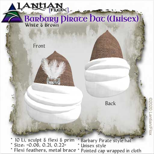 ~L/Fx~Barbary Pirate Hat MCtbox