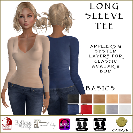 BM Long Sleeve Tees Basics