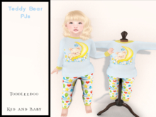 {Mina Bella} Sleepy Bear Blue PJs