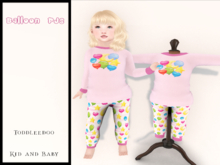 {Mina Bella} Balloons Pink PJs