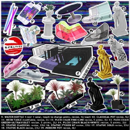 titzuki : vapoolwave gacha : 3. natural planter  RARE