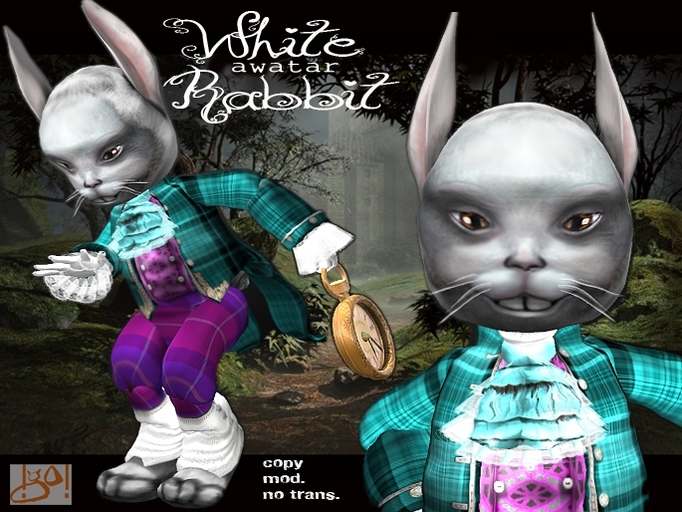 !gO! White Rabbit turquoise (box)