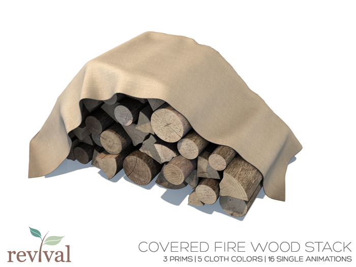 .:revival:. covered fire wood stack
