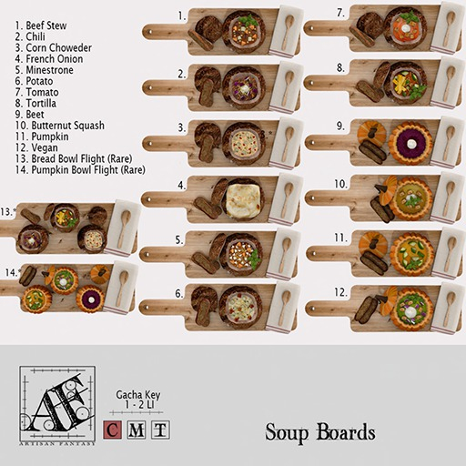 *AF* Soup Board 13 - Pumpkin RARE