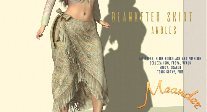 M/M Blanketed Skirt - Angles