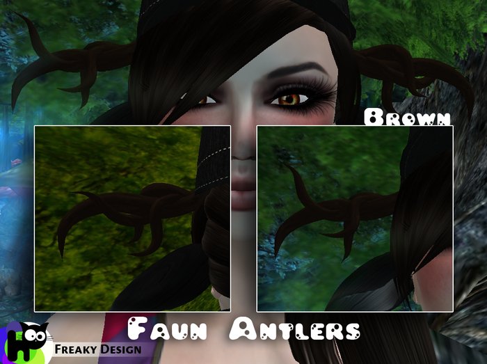 FreakyDesign - Faun Antlers brown